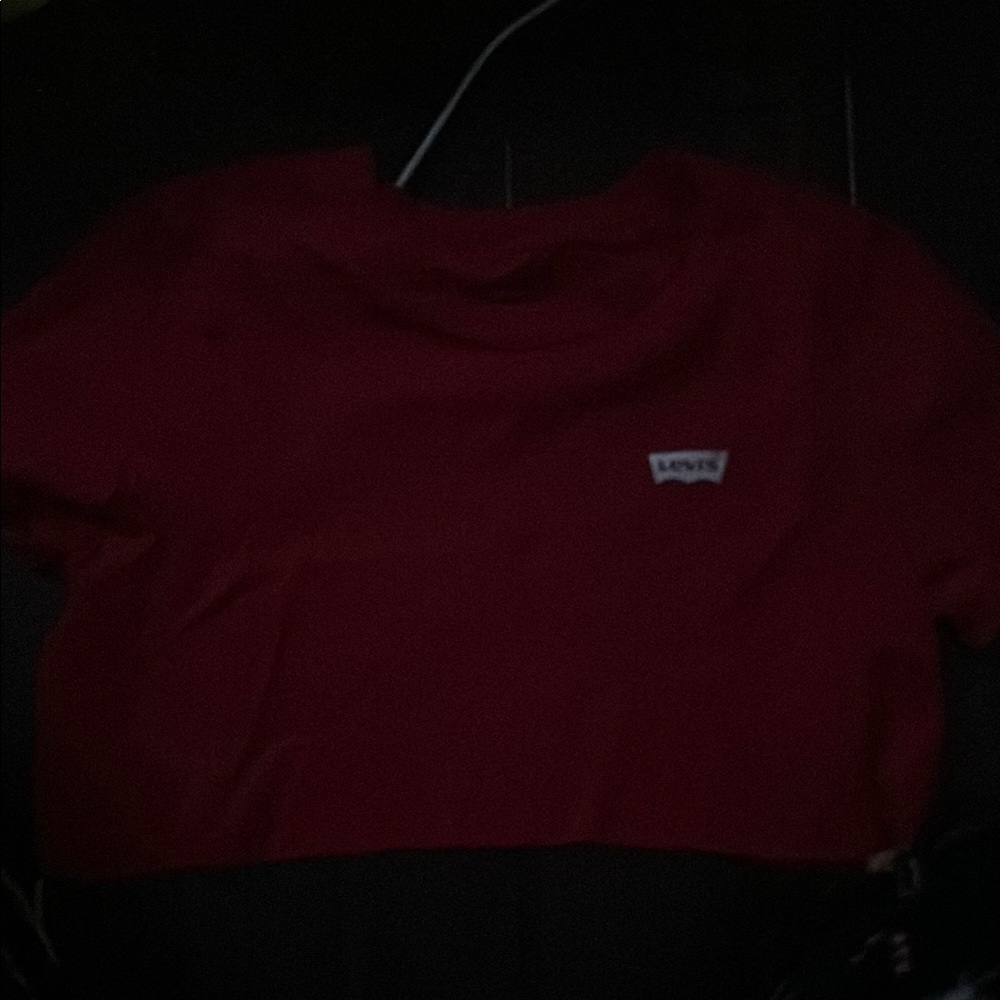 Levi's Red Crop Top